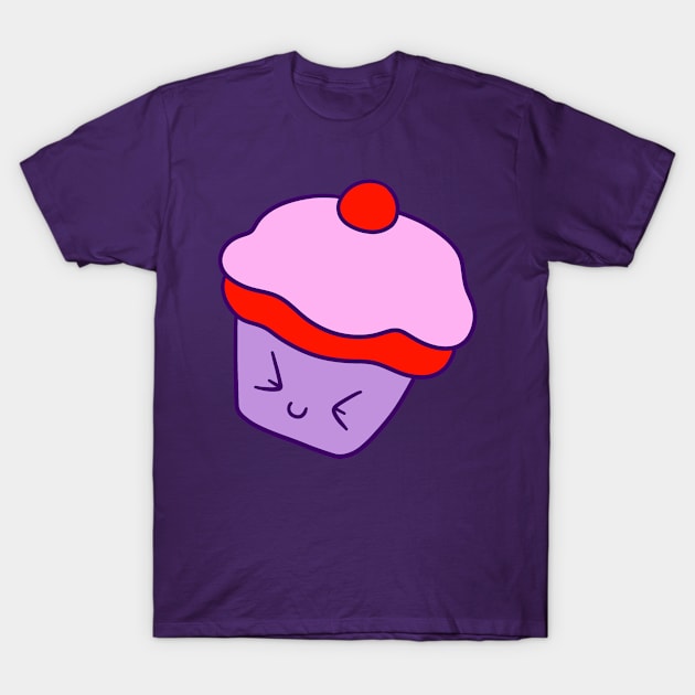 Happy Cupcake T-Shirt by saradaboru